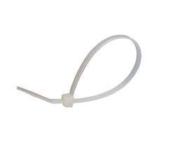 Стяжка кабельная КСС 4х370 белая (100 шт)
